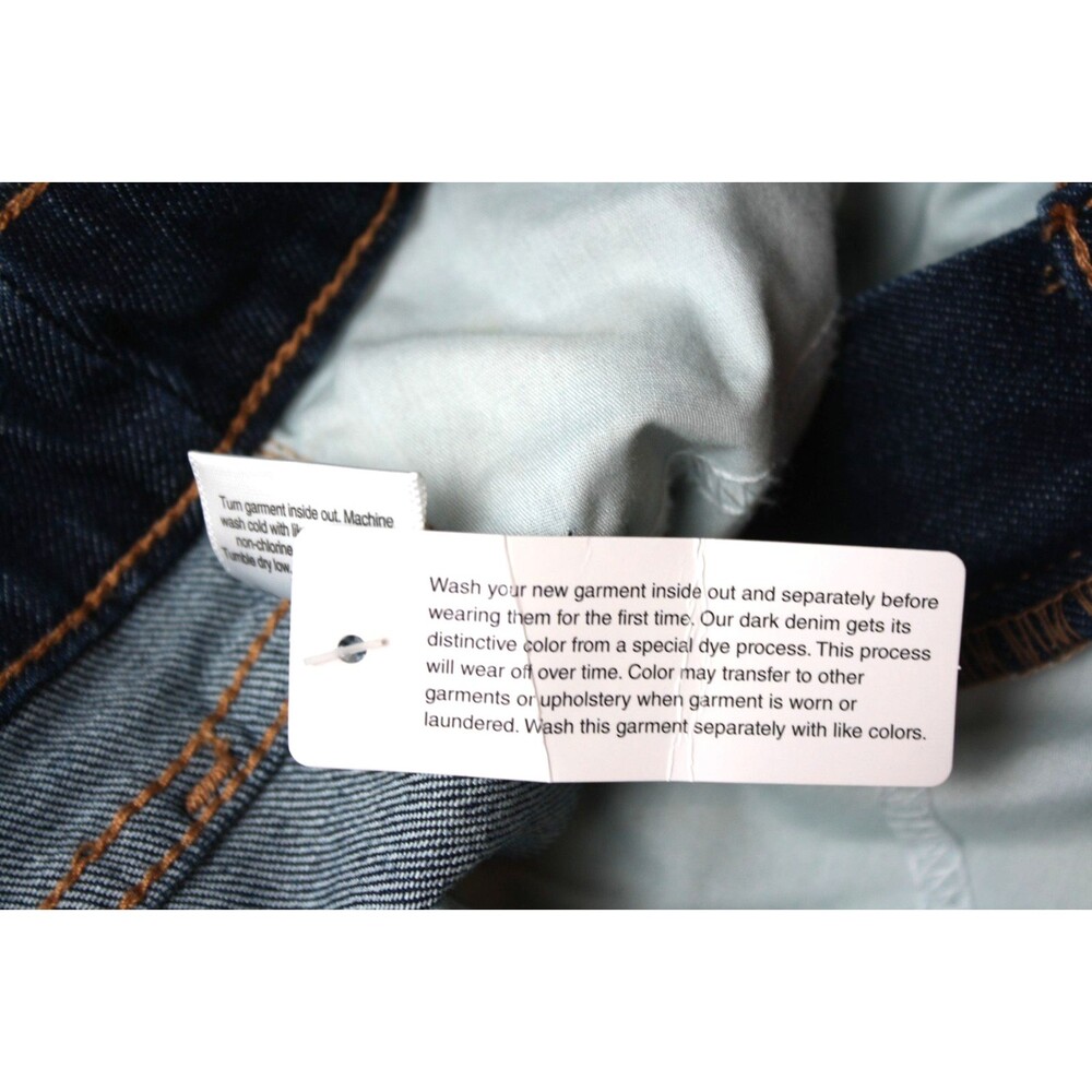 St Johns Bay Blue Jeans Womens sz16P Dark Wash Stretch Denim Casual Hi Rise - Picture 5 of 11
